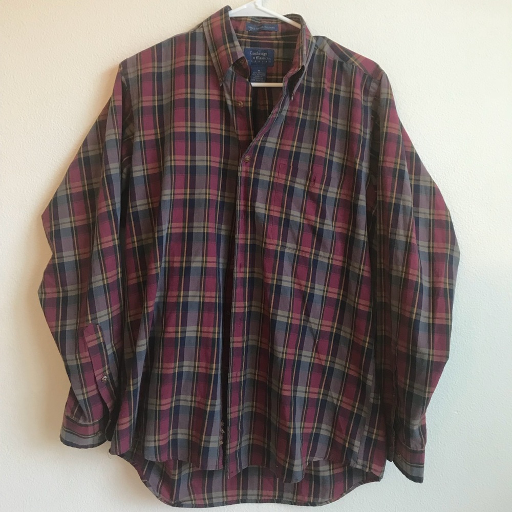 Plaid Button-Up  Flannel